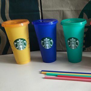 Starbucks Reusable Cold Beverage Cups 24 oz.
